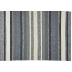 Höffner Teppich   ¦ blau ¦ Synthetische Fasern ¦ Maße (cm): B: 190
