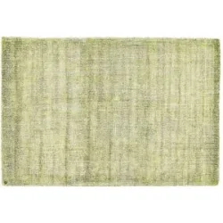 Tom Tailor Wollteppich  Groove ¦ grün ¦ Wolle ¦ Maße (cm): B: 65