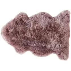 Höffner Australisches Lammfell   ¦ rosa/pink ¦ Lammfell ¦ Maße (cm): B: 68