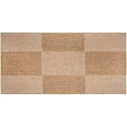 Höffner In- & Outdoor Teppich  Nizza ¦ braun ¦ Synthetische Fasern ¦ Maße (cm): B: 67