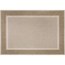 Höffner In- & Outdoor Teppich  Nizza ¦ beige ¦ Synthetische Fasern ¦ Maße (cm): B: 160