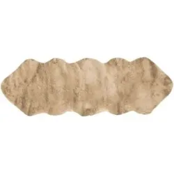 como Kunstfell  Long Shape ¦ beige ¦ Synthetische Fasern ¦ Maße (cm): B: 60