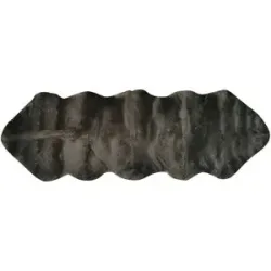 como Kunstfell  Long Shape ¦ schwarz ¦ Synthetische Fasern ¦ Maße (cm): B: 60
