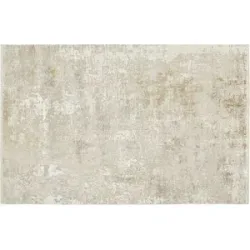 Jette Home Kurzflorteppich  Sleek ¦ creme ¦ Viskose,Synthetische Fasern ¦ Maße