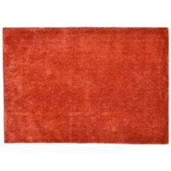 Tom Tailor Hochflorteppich  Cozy ¦ rot ¦ Synthetische Fasern ¦ Maße (cm): B: 85