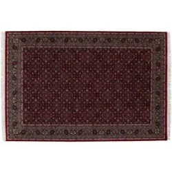 THEKO Orientteppich  Benares ¦ rot ¦ Wolle ¦ Maße (cm): B: 200 H: 1