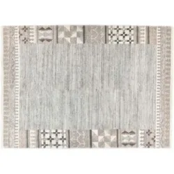 THEKO Wollteppich  Nakarta ¦ beige ¦ Wolle ¦ Maße (cm): B: 170 H: 1