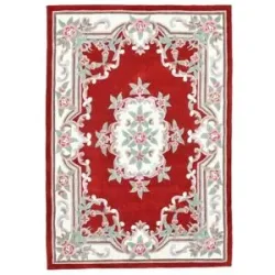 THEKO Vintageteppich  Ming ¦ rot ¦ Synthetische Fasern ¦ Maße (cm): B: 240 H: 1