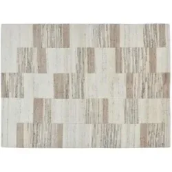 THEKO Wollteppich  Royal Natur ¦ beige ¦ Wolle ¦ Maße (cm): B: 170 H: 1