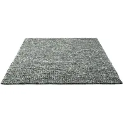 THEKO Teppich   ¦ grau ¦ Wolle ¦ Maße (cm): B: 140 H: 2