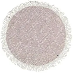 Tom Tailor Teppich  Macra ¦ rosa/pink ¦ Wolle ¦ Maße (cm): H: 1  Ø: 140