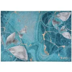 Gino Falcone Teppich  Cosima ¦ blau ¦ Synthetische Fasern ¦ Maße (cm): B: 130 H: