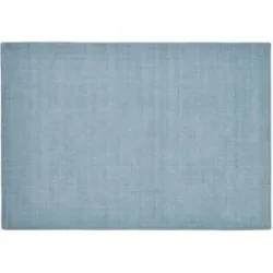 Höffner Handweb-Teppich  Vinaya ¦ blau ¦ Wolle ¦ Maße (cm): B: 160