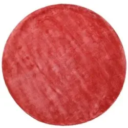 como Handloom-Teppich  Flavia ¦ rot ¦ Viskose Ø: 160
