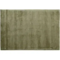 como Handloom-Teppich  Hiver ¦ grün ¦ Viskose,Baumwolle ¦ Maße (cm): B: 80