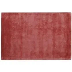 como Handloom-Teppich  Hiver ¦ rot ¦ Viskose,Baumwolle ¦ Maße (cm): B: 140