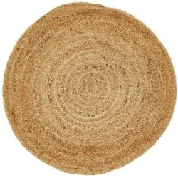 Höffner Jute-Teppich  Mamda ¦ creme ¦ Jute Ø: 80