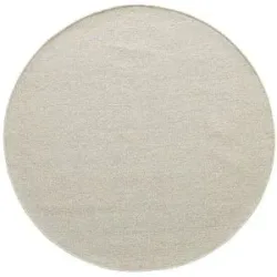 Höffner Handweb-Teppich  Skovde ¦ beige ¦ Wolle,Baumwolle Ø: 120