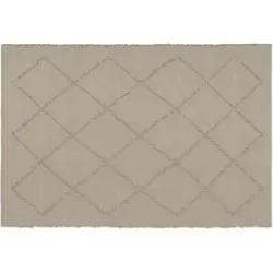 URBANARA Webteppich  Cadavalho ¦ beige ¦ Synthetische Fasern ¦ Maße (cm): B: 140