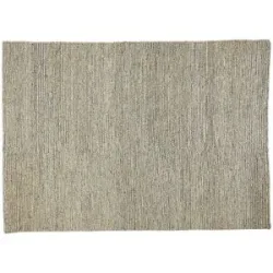 Höffner Handweb-Teppich  Kima ¦ grau ¦ Jute,Wolle ¦ Maße (cm): B: 90