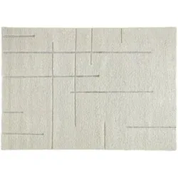 Höffner Handweb-Teppich  Boutique ¦ beige ¦ Wolle,Baumwolle ¦ Maße (cm): B: 120