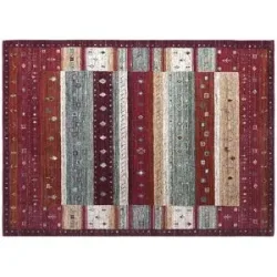 Höffner Handtuft-Teppich  Austin ¦ mehrfarbig ¦ Wolle ¦ Maße (cm): B: 90