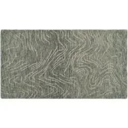 como Handtuft-Teppich  Purnia ¦ grau ¦ Wolle,Baumwolle,Synthetische Fasern ¦