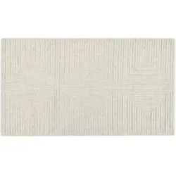 como Handtuft-Teppich  Patna ¦ creme ¦ Wolle,Baumwolle,Synthetische Fasern ¦