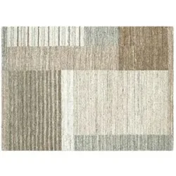 Höffner Handtuft-Teppich  Montana ¦ Wolle ¦ Maße (cm): B: 190