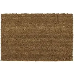 Höffner Fußmatte  Kokos Velour ¦ braun ¦ Kokos ¦ Maße (cm): B: 40