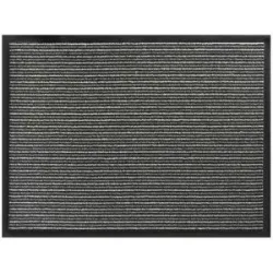 Höffner Lines  Fussmatten ¦ grau ¦ Synthetische Fasern ¦ Maße (cm): B: 80