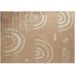KJUT Webteppich   ¦ beige ¦ Synthetische Fasern ¦ Maße (cm): B: 133