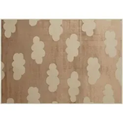 KJUT Webteppich  Clouds ¦ beige ¦ Synthetische Fasern ¦ Maße (cm): B: 133