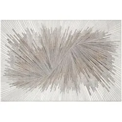 Höffner Webteppich  Creation ¦ grau ¦ Synthetische Fasern ¦ Maße (cm): B: 120