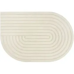 Höffner Webteppich  Elio ¦ creme ¦ Synthetische Fasern ¦ Maße (cm): B: 160