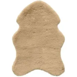 LevelOne Kunstfell Tierfellform Little Bunny ¦ beige ¦ Synthetische Fasern ¦