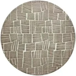 como Hochflorteppich  Stone Soft ¦ braun ¦ Synthetische Fasern Ø: 160
