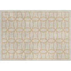 Höffner Webteppich  Flausch ¦ creme ¦ Synthetische Fasern ¦ Maße (cm): B: 160