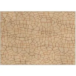 Höffner Webteppich  Stilo ¦ beige ¦ Synthetische Fasern ¦ Maße (cm): B: 160