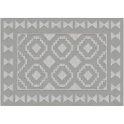 Höffner Webteppich  SOHO Rug in a Box ¦ mehrfarbig ¦ Synthetische Fasern ¦ Maße (cm): B: