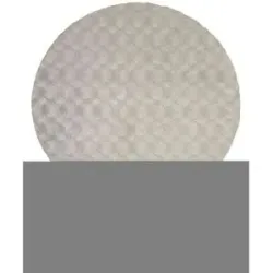 Höffner Teppich   ¦ grau ¦ Synthetische Fasern ¦ Maße (cm): H: 3  Ø: 120