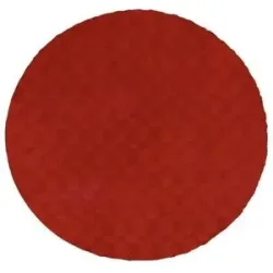 Höffner Teppich   ¦ rot ¦ Synthetische Fasern ¦ Maße (cm): H: 3  Ø: 120