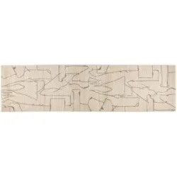 Höffner Teppich   ¦ creme ¦ Synthetische Fasern ¦ Maße (cm): B: 80 H: 1,8