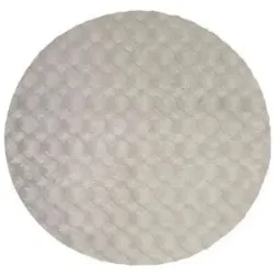 Höffner Teppich   ¦ creme ¦ Synthetische Fasern ¦ Maße (cm): H: 3  Ø: 200