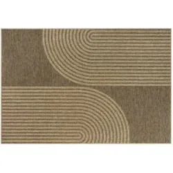 Höffner In- und Outdoorteppich  Kenzy ¦ beige ¦ Synthetische Fasern ¦ Maße (cm): B: 160