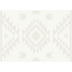 Höffner In-und Outdoorteppich  Scandinavian ¦ creme ¦ Synthetische Fasern ¦ Maße (cm):