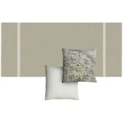 Höffner Outdoor-Teppich  Vivid-Set ¦ beige ¦ Synthetische Fasern ¦ Maße (cm): B: 80