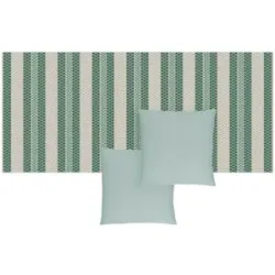 Höffner Outdoor-Teppich  Vivid-Set ¦ mehrfarbig ¦ Synthetische Fasern ¦ Maße (cm): B: 80