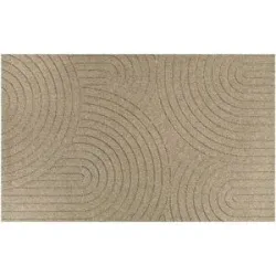 Höffner Outdoorteppich  Kos ¦ beige ¦ Synthetische Fasern ¦ Maße (cm): B: 120