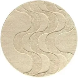 como Webteppich  Malibu ¦ beige ¦ Synthetische Fasern,Baumwolle Ø: 160
